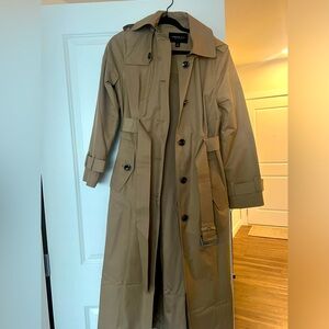 XS London Fog hooded trench coat